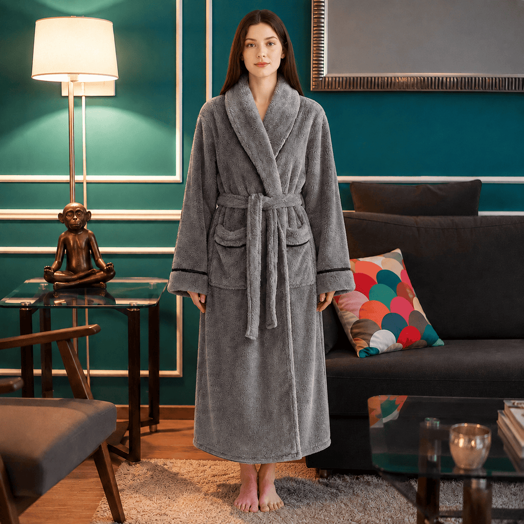 Robe de Chambre Femme avec Pantalon