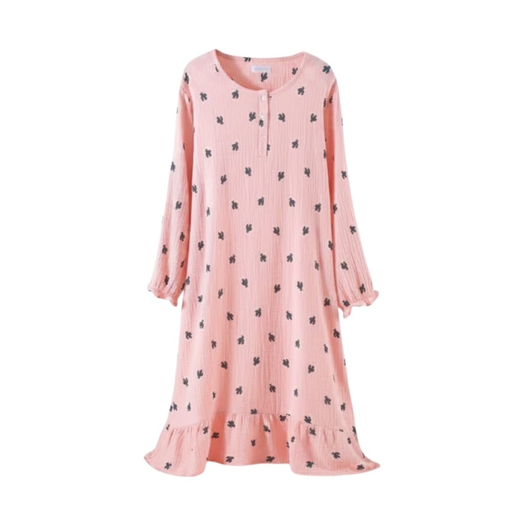 Robe de Chambre Femme Boutonnée Longues Grande Taille