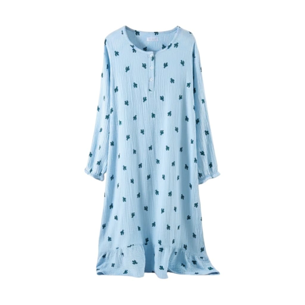 Robe de Chambre Femme Boutonnée Longues Grande Taille