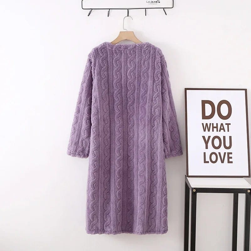 Robe de Chambre Femme Chaude Confort