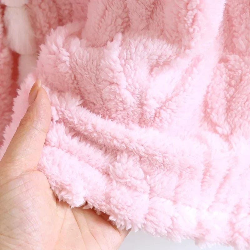 Robe de Chambre Femme Chaude Flanelle Épaisse