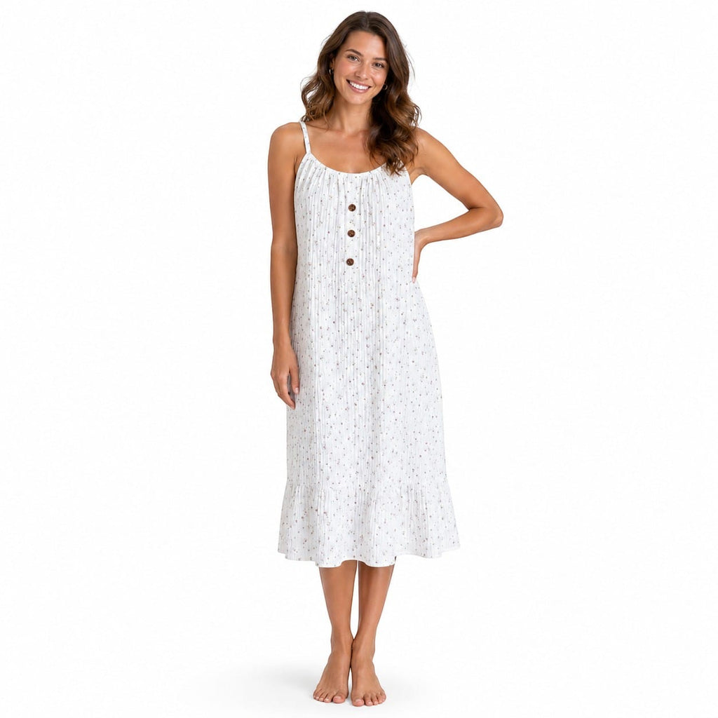 Robe de chambre Femme Coton 100% Imprimé Floral