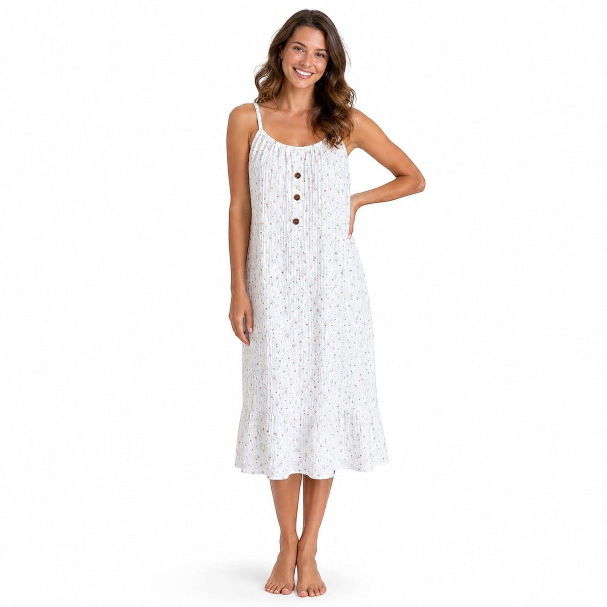 Robe de chambre Femme Coton 100% Imprimé Floral
