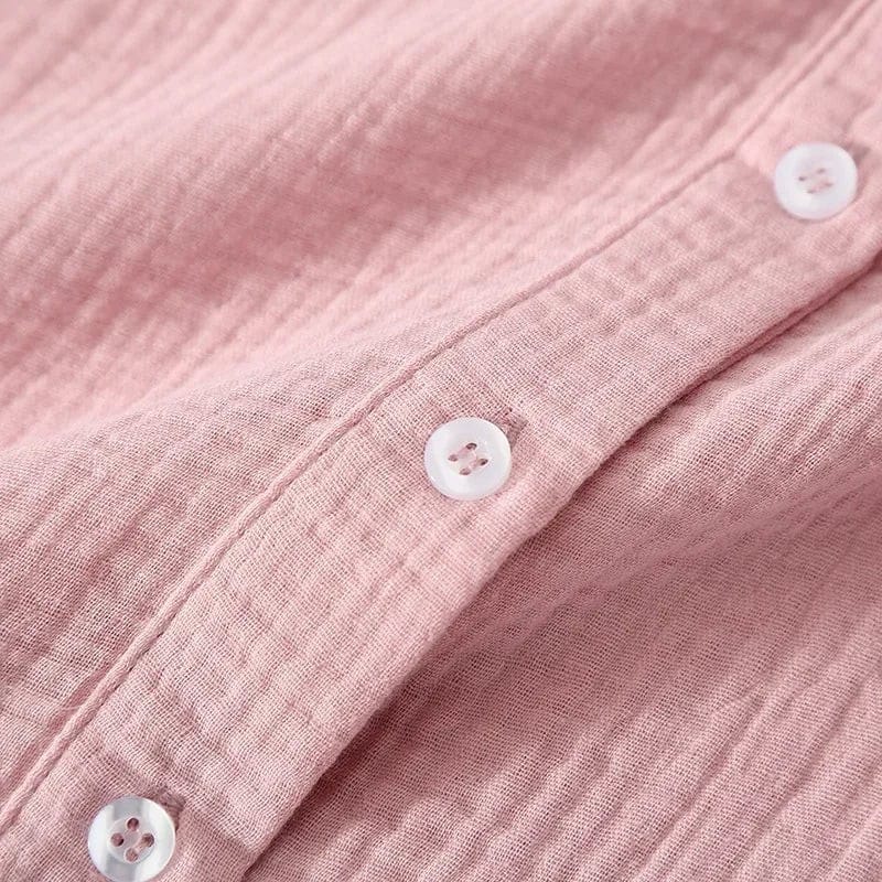 Robe de Chambre Femme Coton Boutonnée