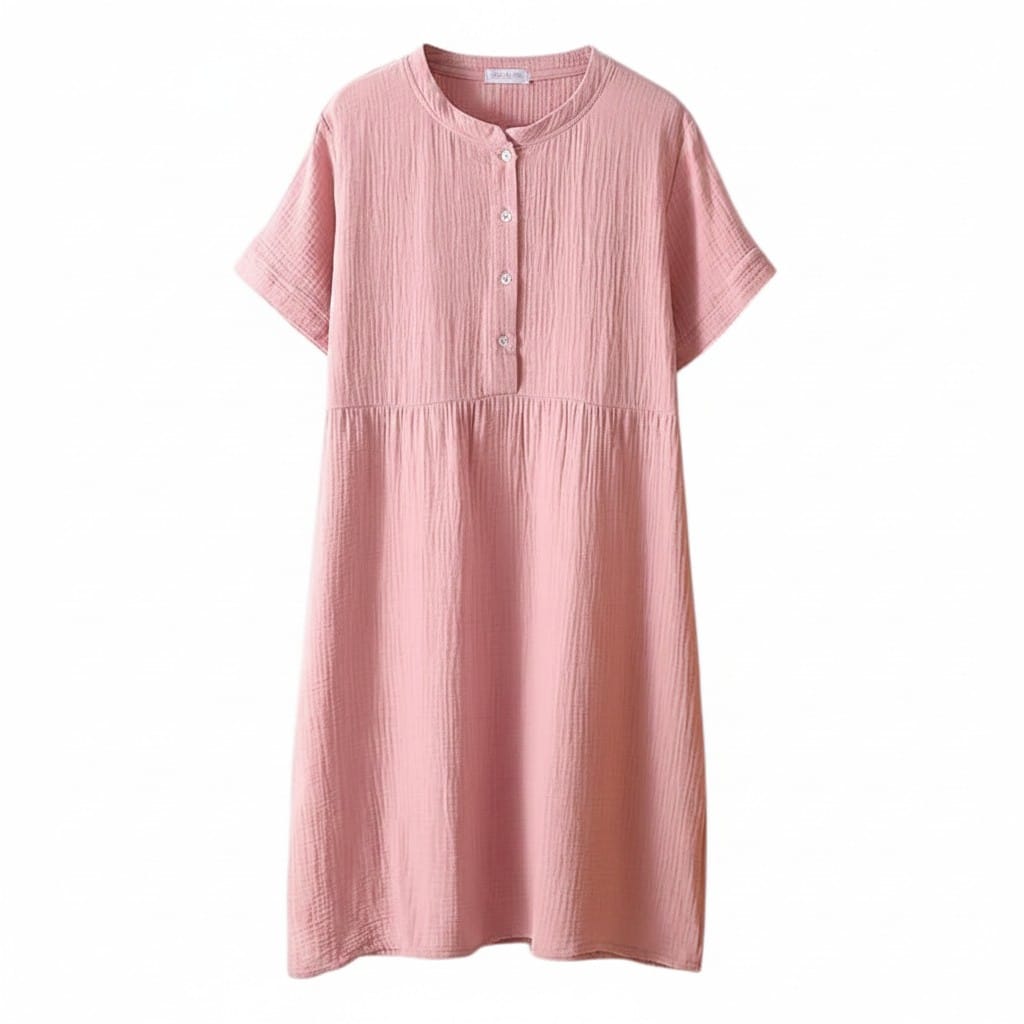 Robe de Chambre Femme Coton Boutonnée