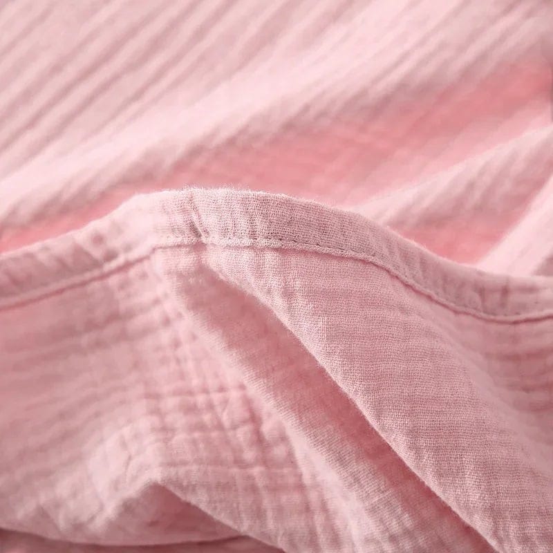 Robe de Chambre Femme Coton Boutonnée