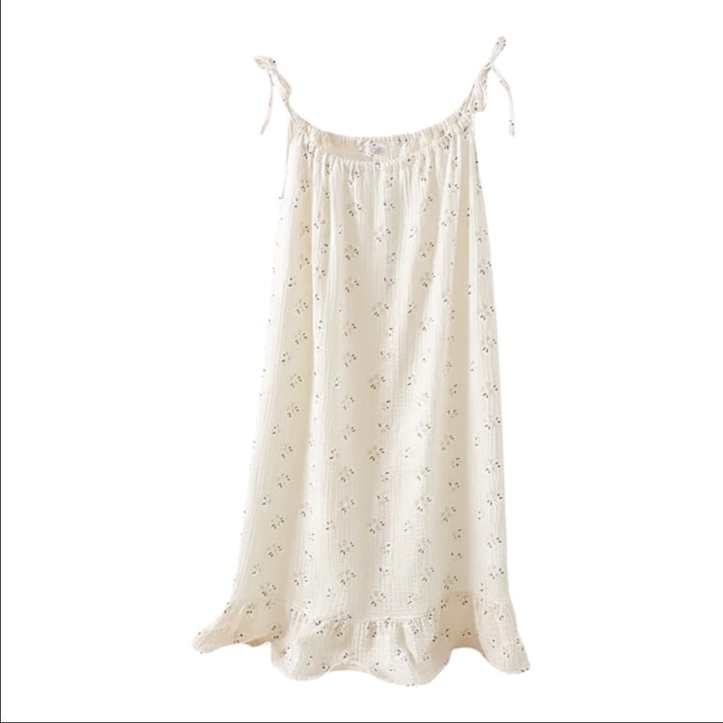 Robe de Chambre Femme Coton Bretelles