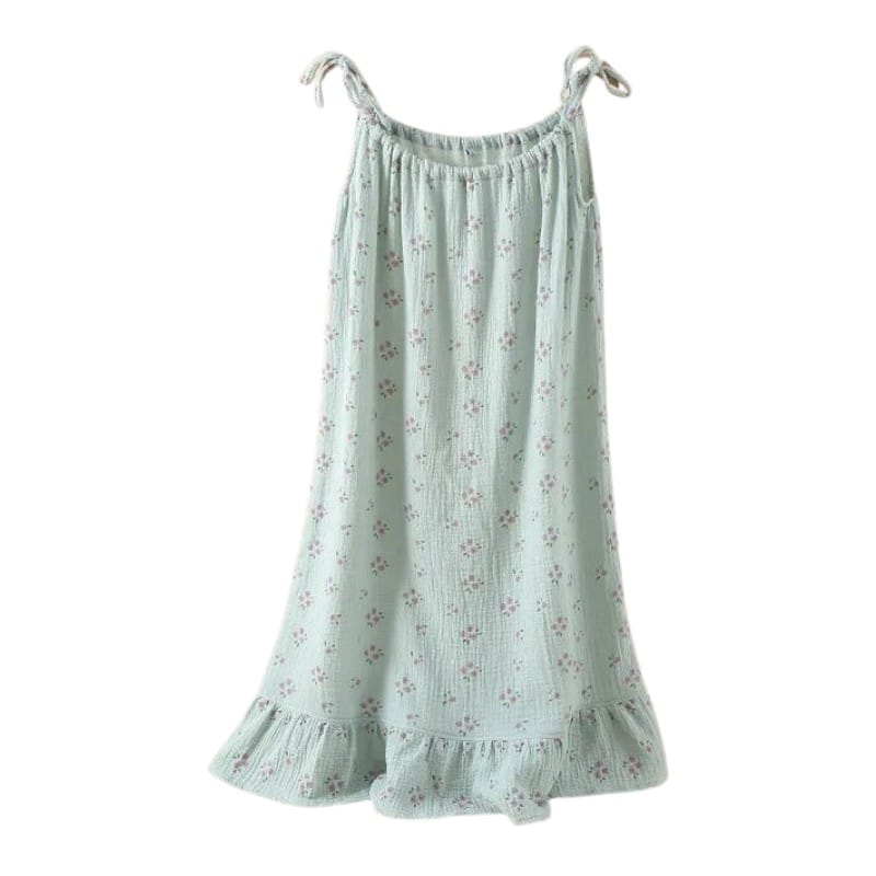 Robe de Chambre Femme Coton Bretelles