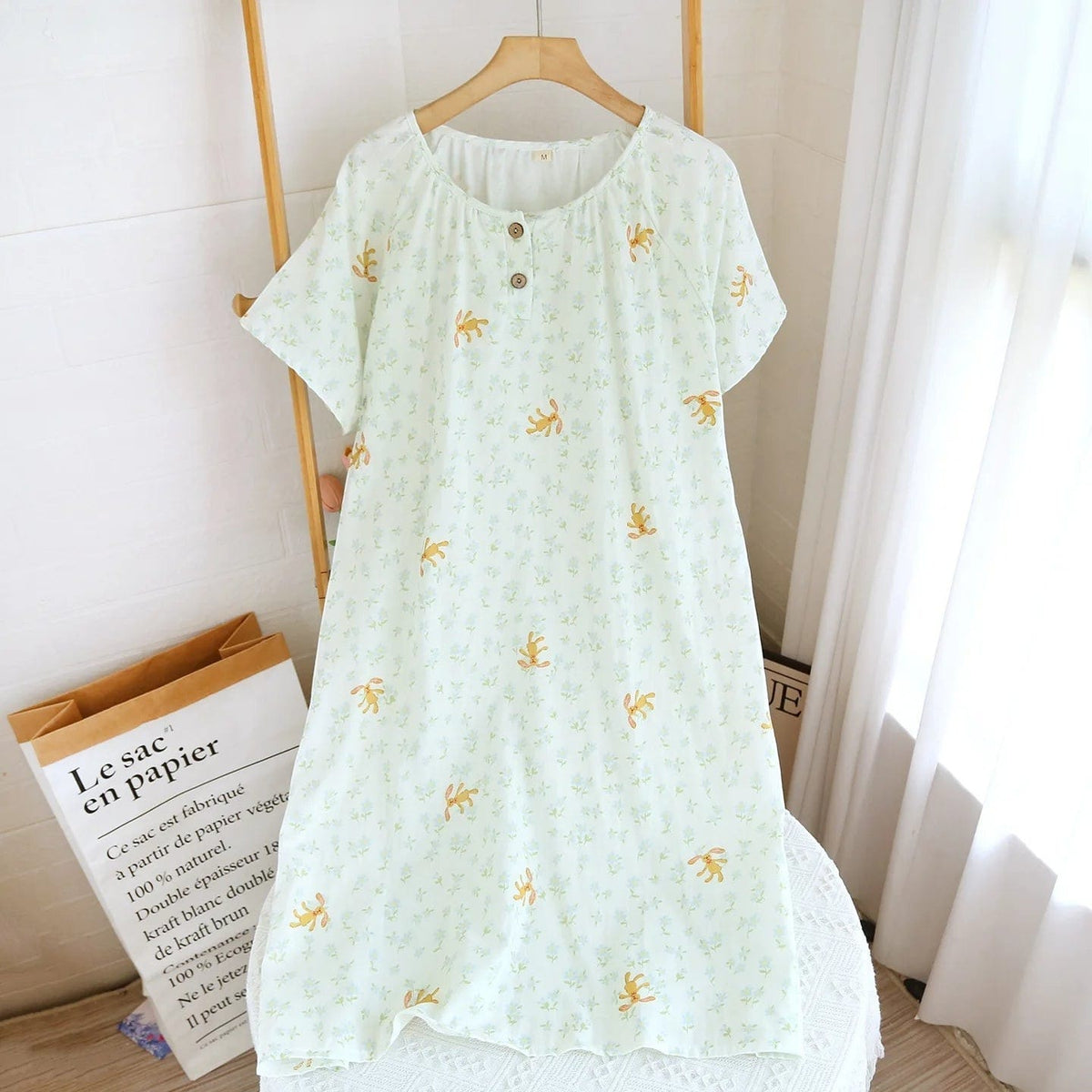 Robe de Chambre Femme Coton Été
