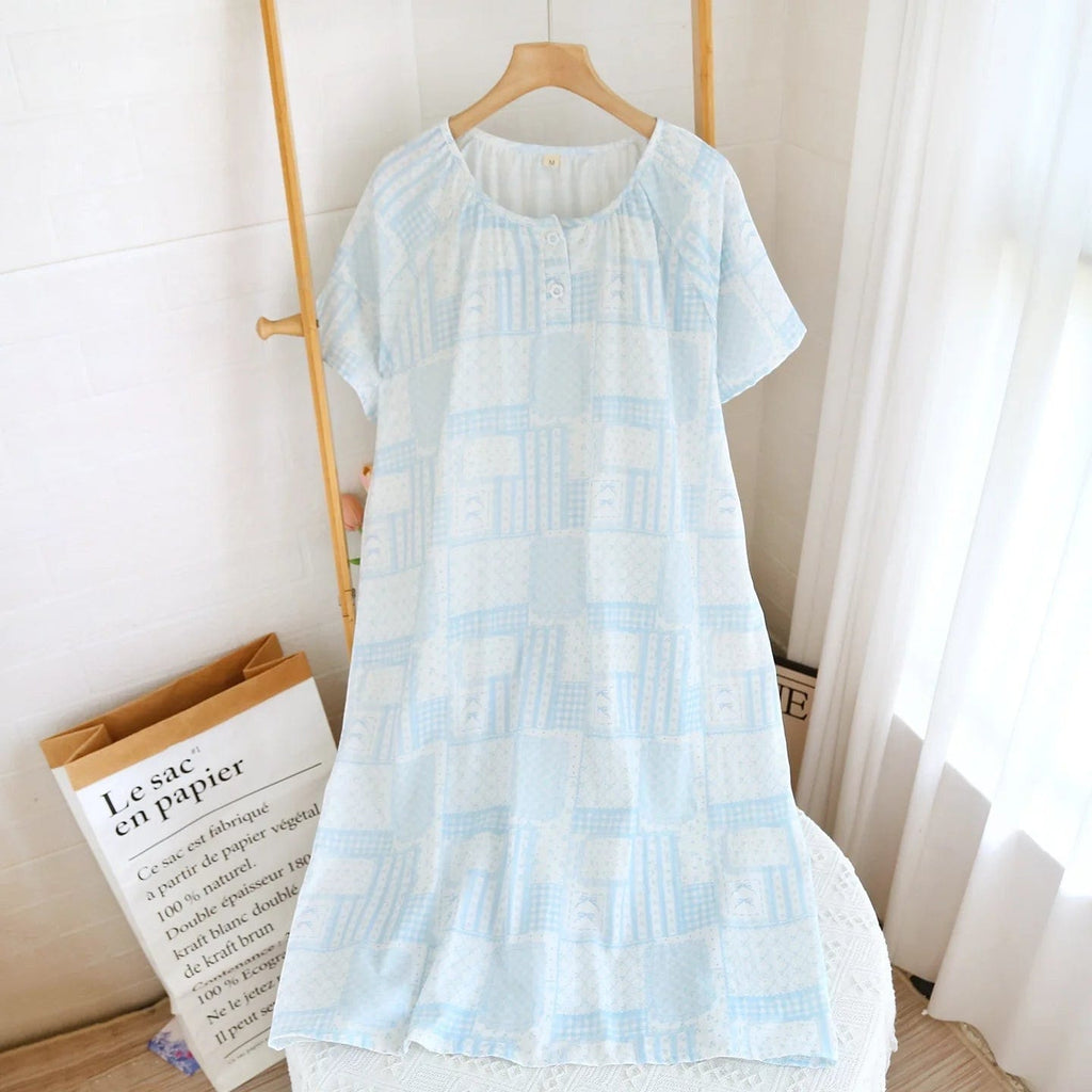 Robe de Chambre Femme Coton Été