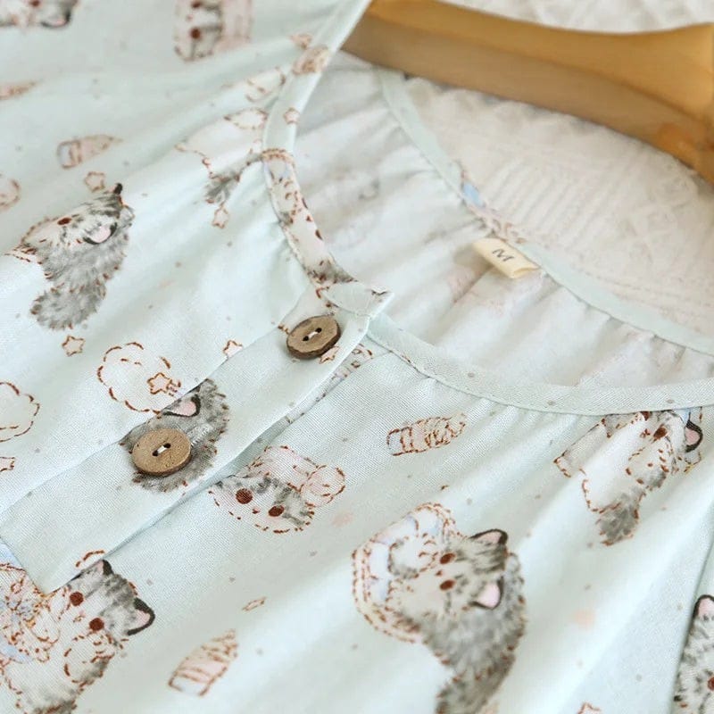 Robe de Chambre Femme Coton Été