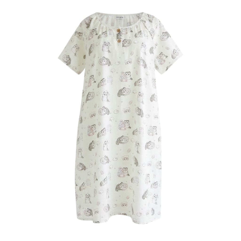 Robe de Chambre Femme Coton Été