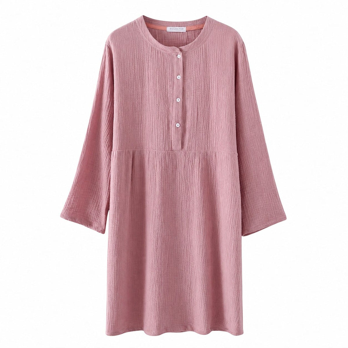 Robe de Chambre Femme Coton Gaze Crêpe