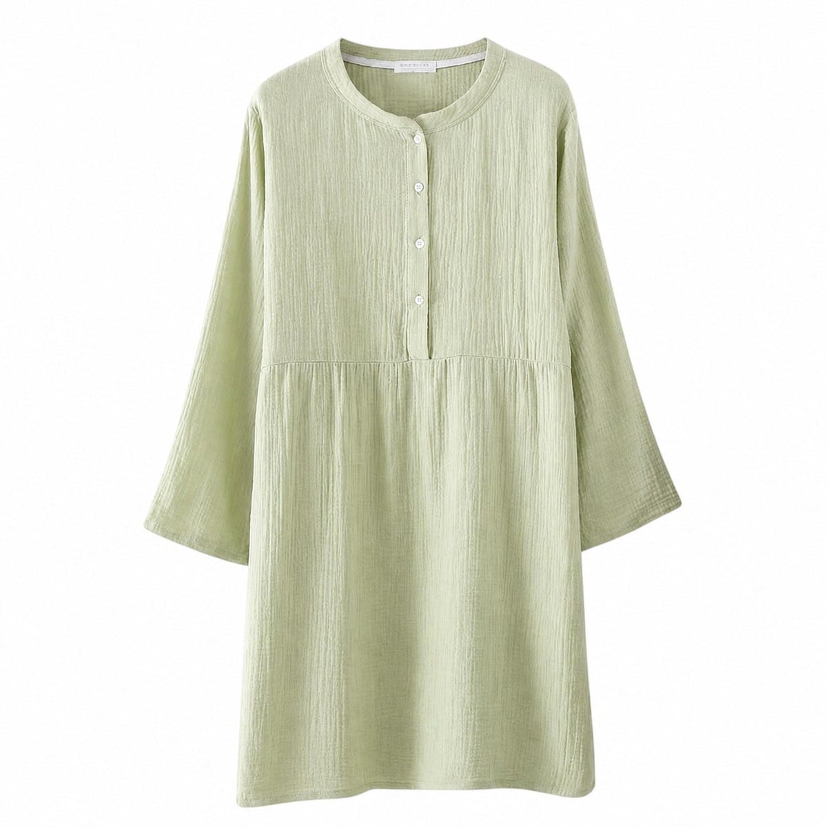 Robe de Chambre Femme Coton Gaze Crêpe