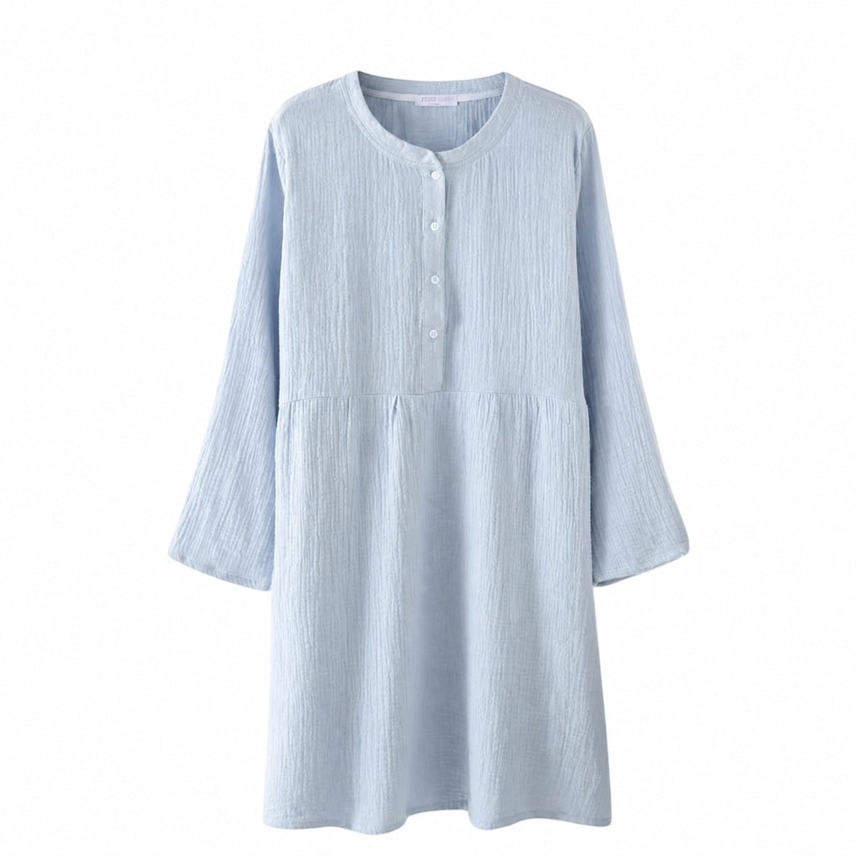 Robe de Chambre Femme Coton Gaze Crêpe
