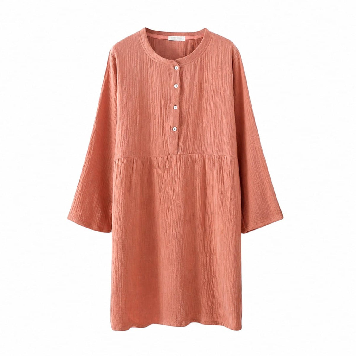 Robe de Chambre Femme Coton Gaze Crêpe