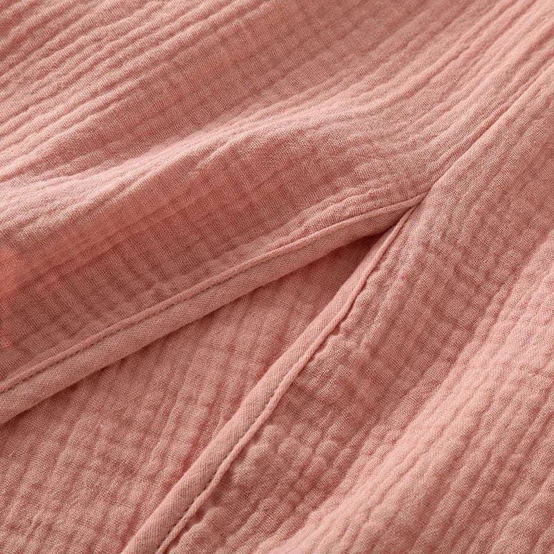 Robe de Chambre Femme Coton Longue Confort Mi-Saison