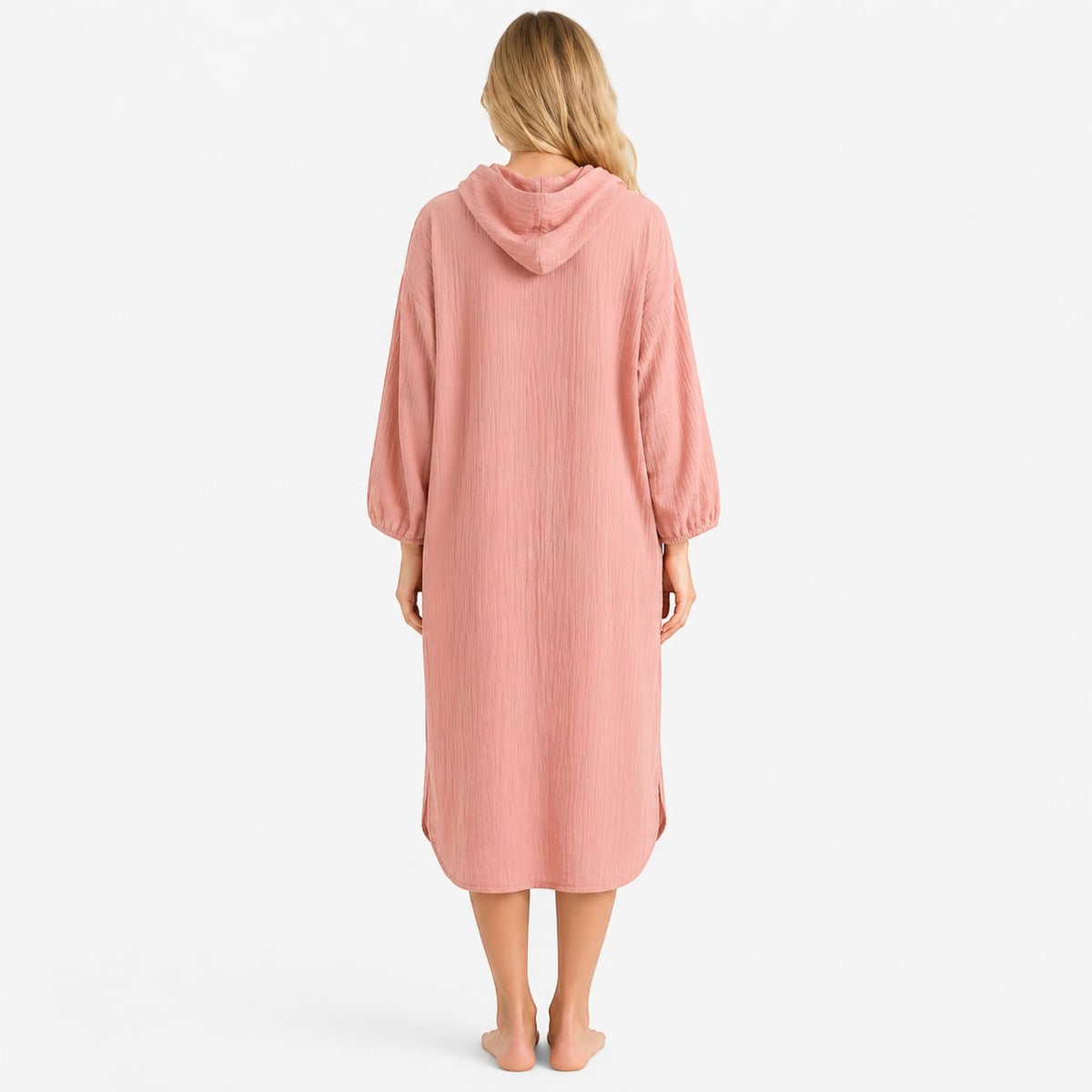 Robe de Chambre Femme Coton Longue Confort Mi-Saison