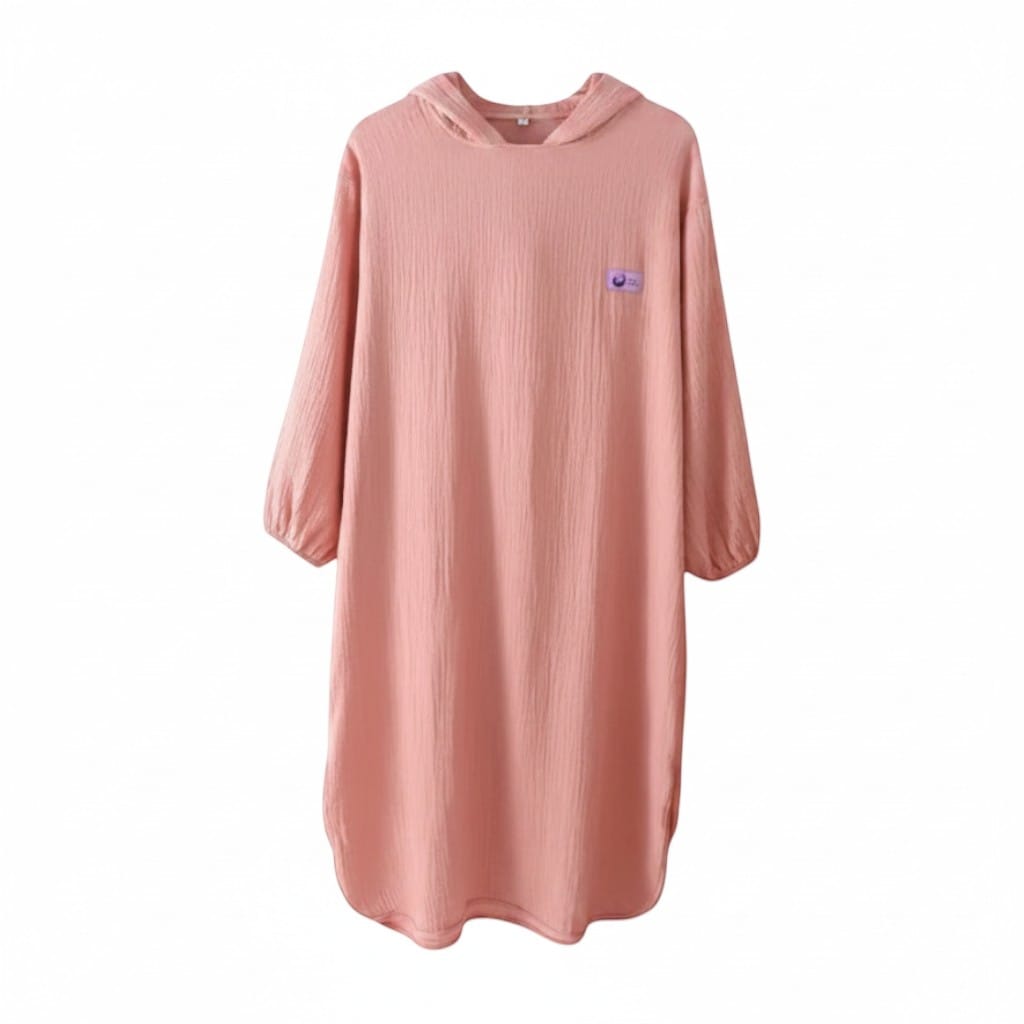 Robe de Chambre Femme Coton Longue Confort Mi-Saison