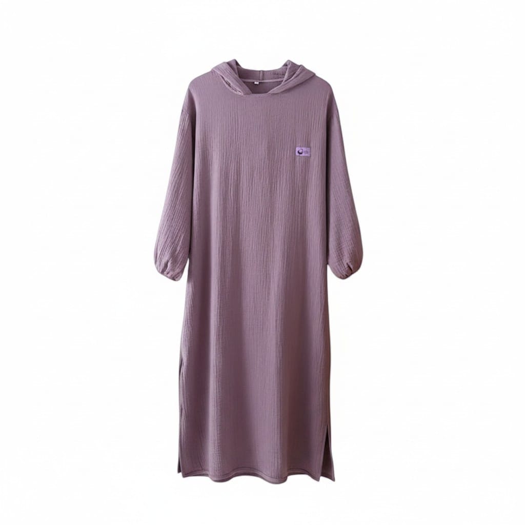 Robe de Chambre Femme Coton Longue Confort Mi-Saison