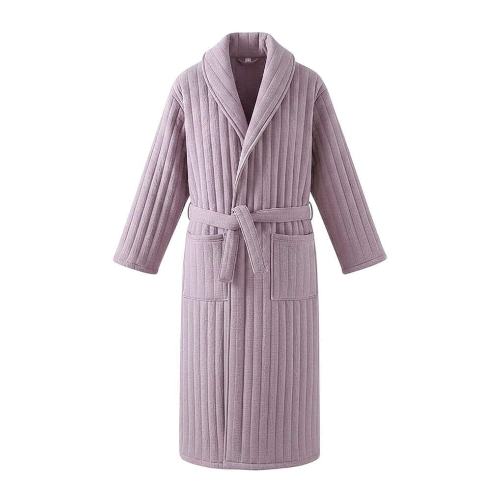 Robe de Chambre Femme Coton Matelassée Chaude