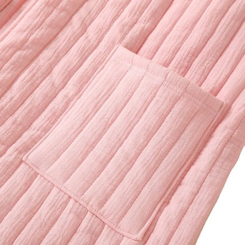 Robe de Chambre Femme Coton Matelassée Chaude