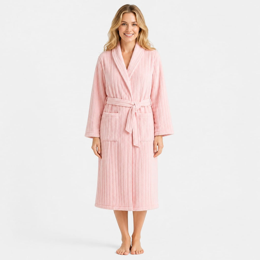 Robe de Chambre Femme Coton Matelassée Chaude