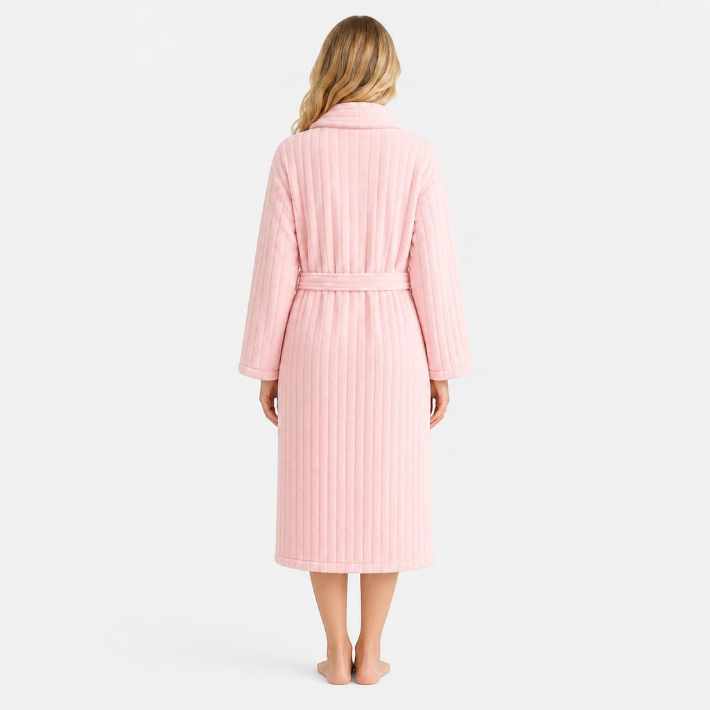 Robe de Chambre Femme Coton Matelassée Chaude