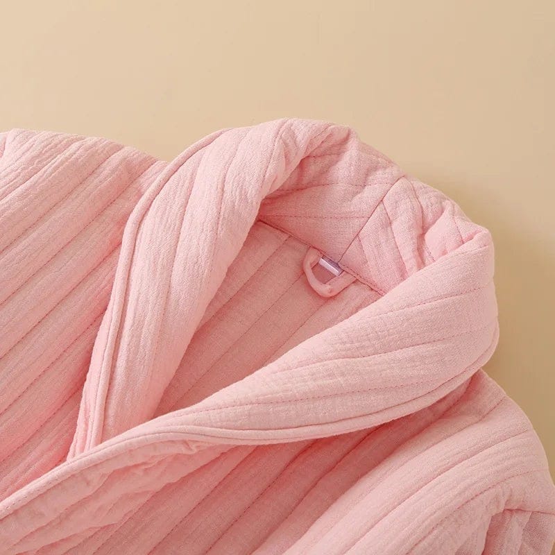 Robe de Chambre Femme Coton Matelassée Chaude