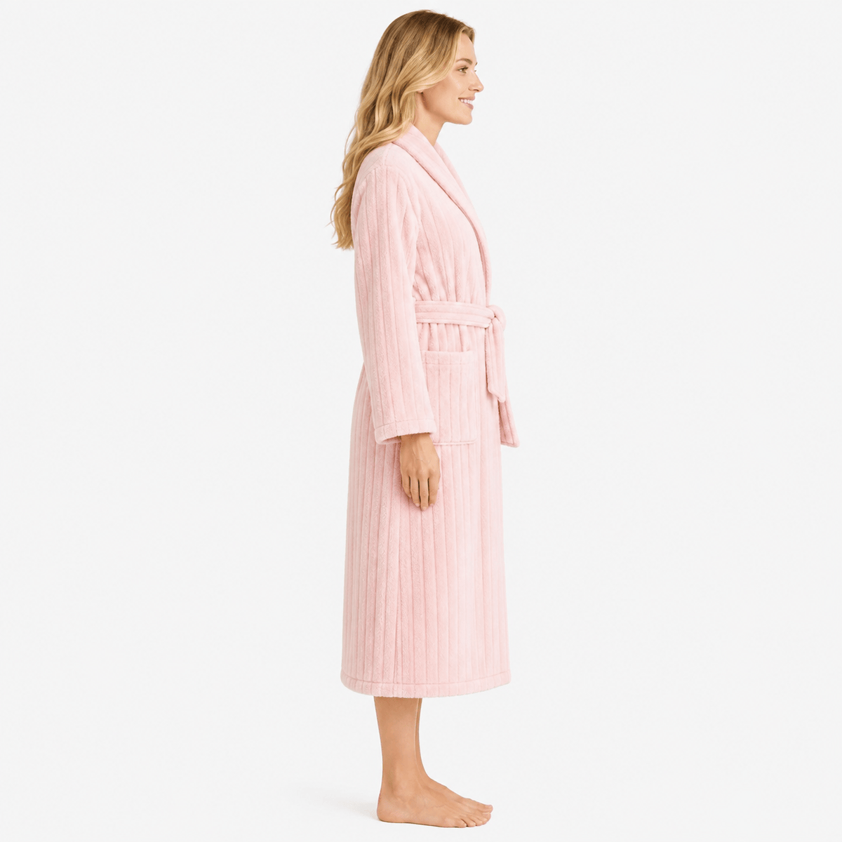 Robe de Chambre Femme Coton Matelassée Chaude
