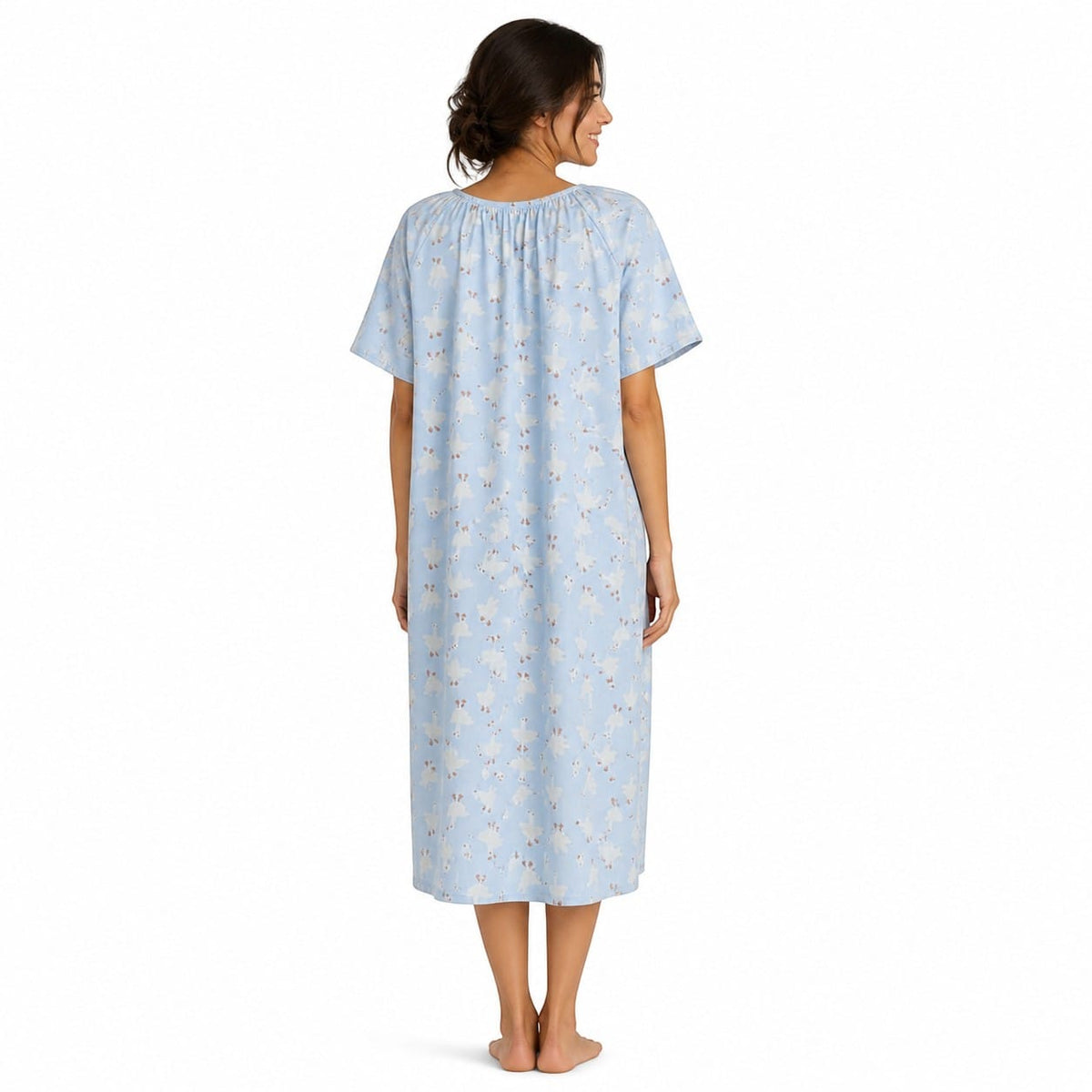 Robe de Chambre Femme Coton Motif Cool
