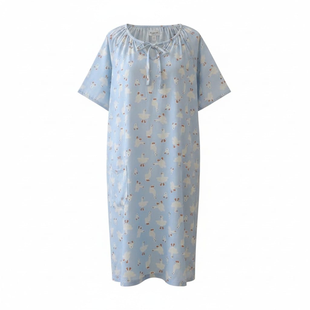 Robe de Chambre Femme Coton Motif Cool