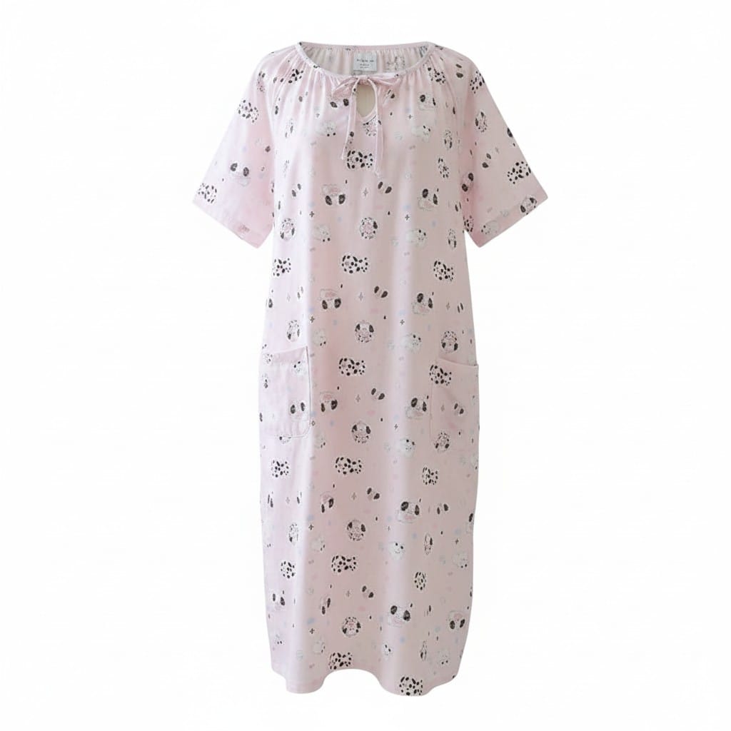 Robe de Chambre Femme Coton Motif Cool