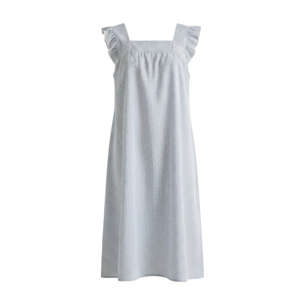 Robe de Chambre Femme Coton Petit Carreaux