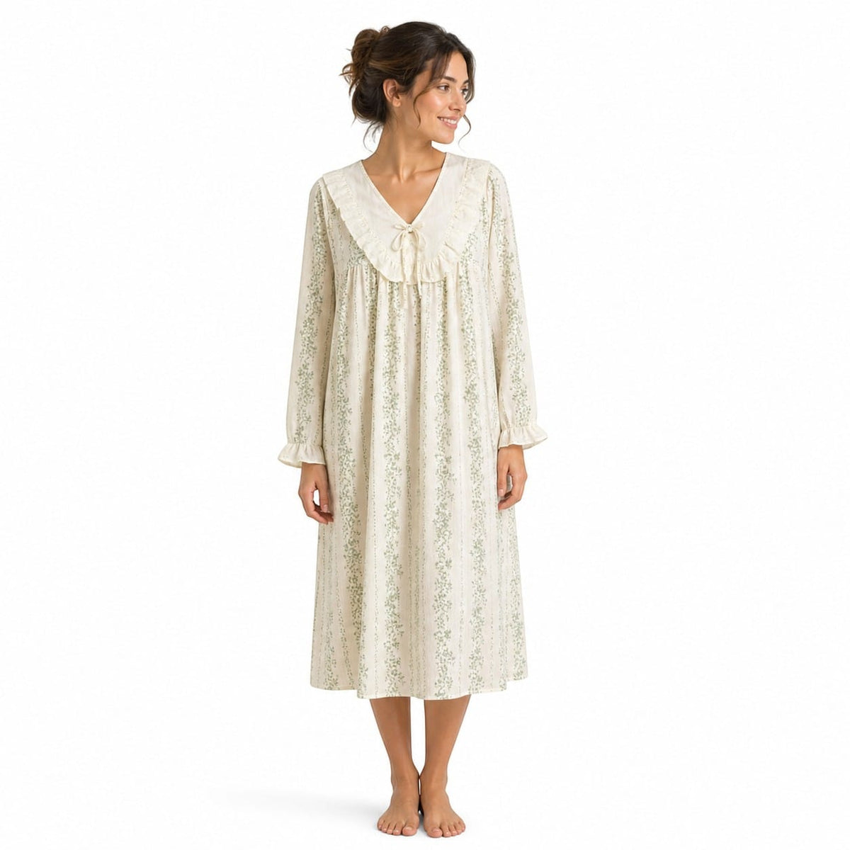 Robe de Chambre Femme Coton Vintage