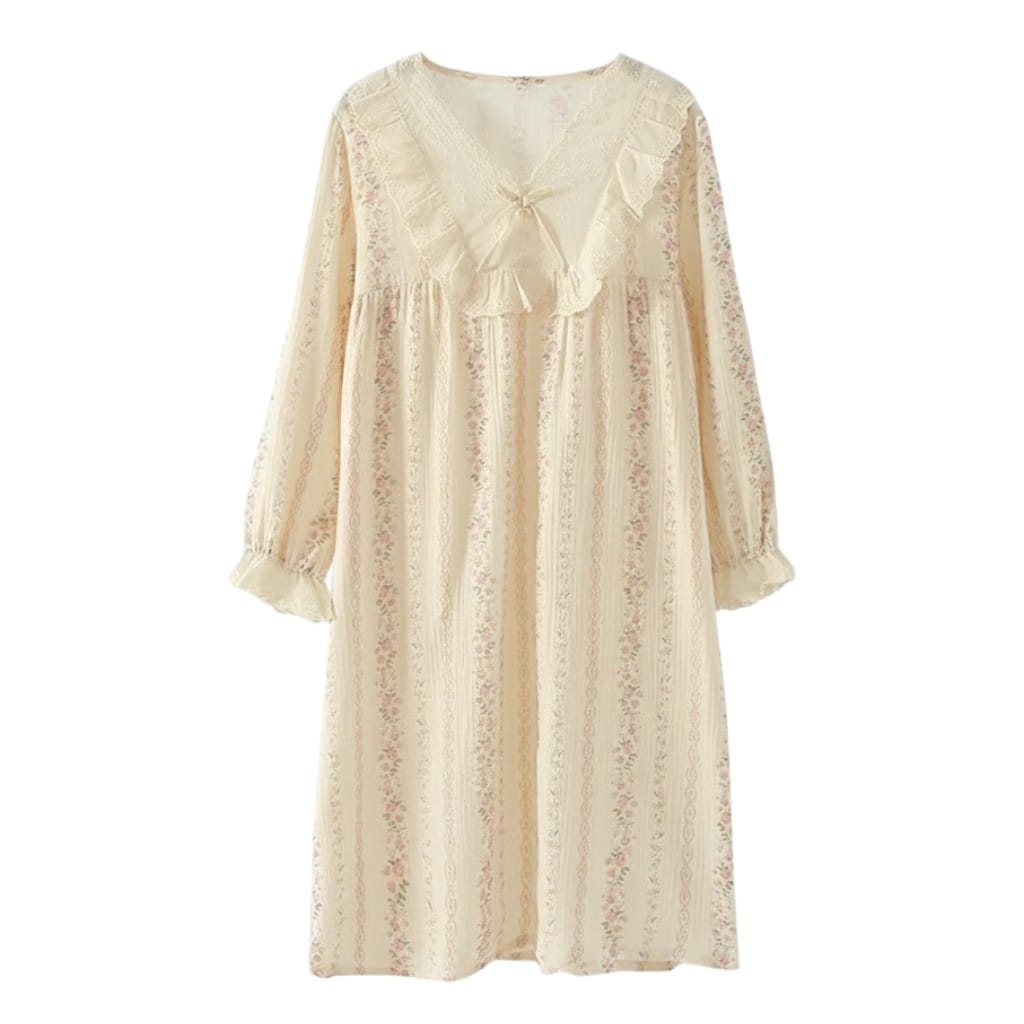 Robe de Chambre Femme Coton Vintage