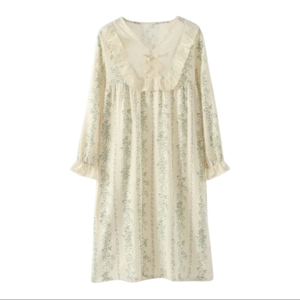 Robe de Chambre Femme Coton Vintage