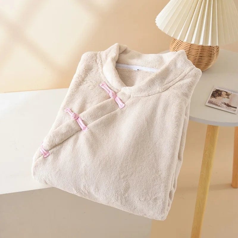 Robe de Chambre Femme Flanelle Longue