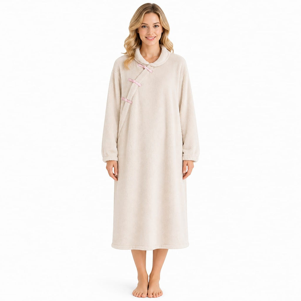 Robe de Chambre Femme Flanelle Longue