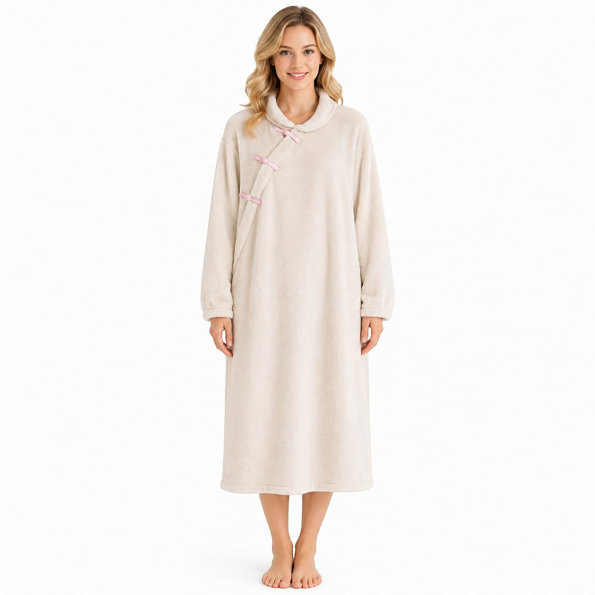 Robe de Chambre Femme Flanelle Longue