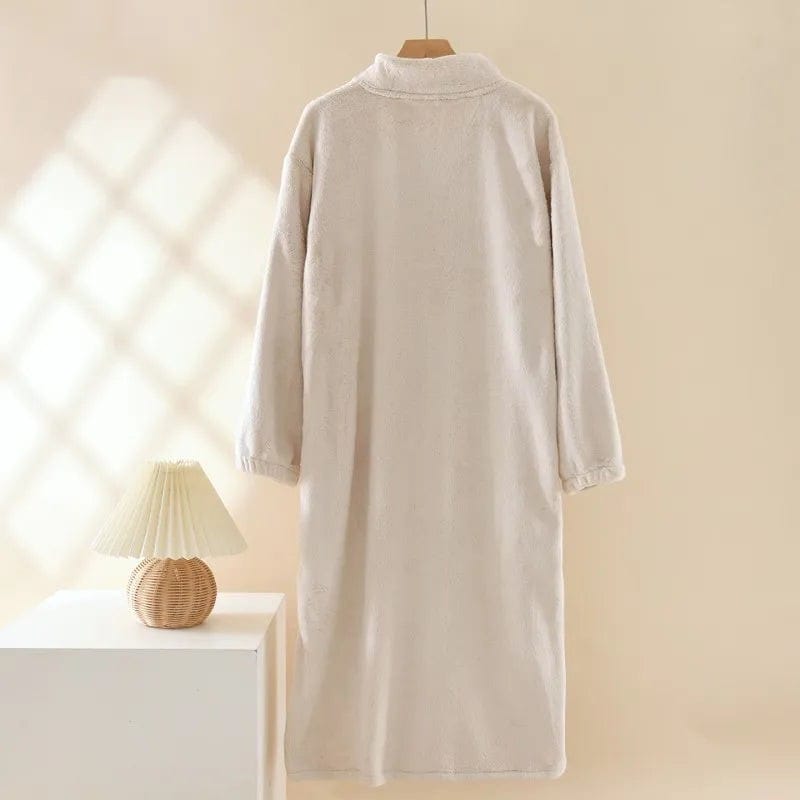 Robe de Chambre Femme Flanelle Longue