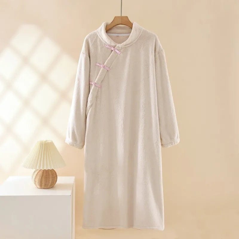 Robe de Chambre Femme Flanelle Longue