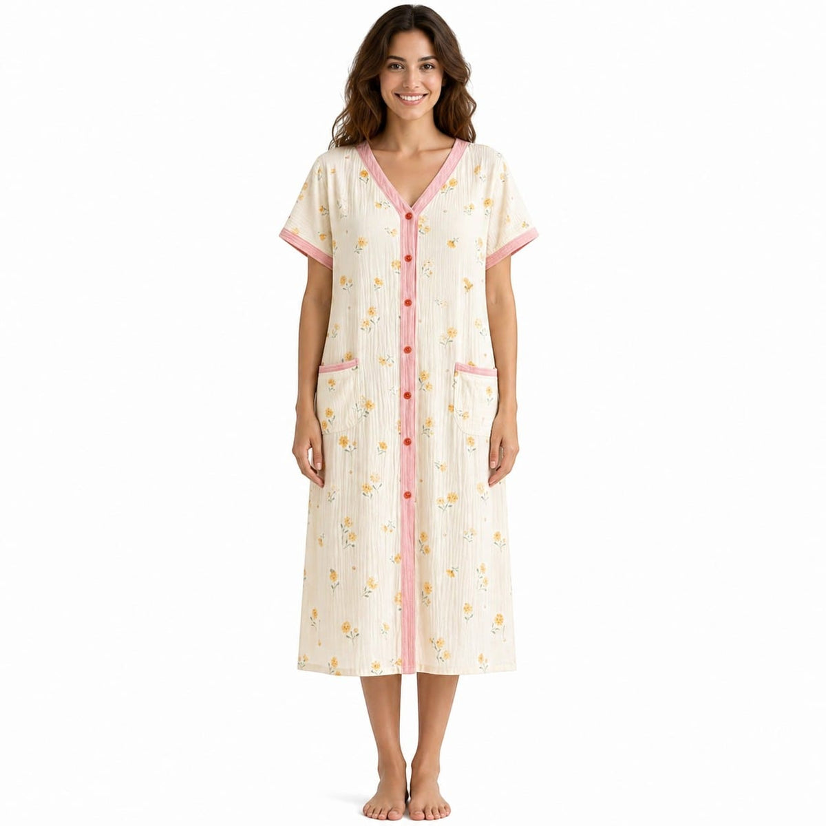 Robe de Chambre Femme Gaze Double Épaisseur