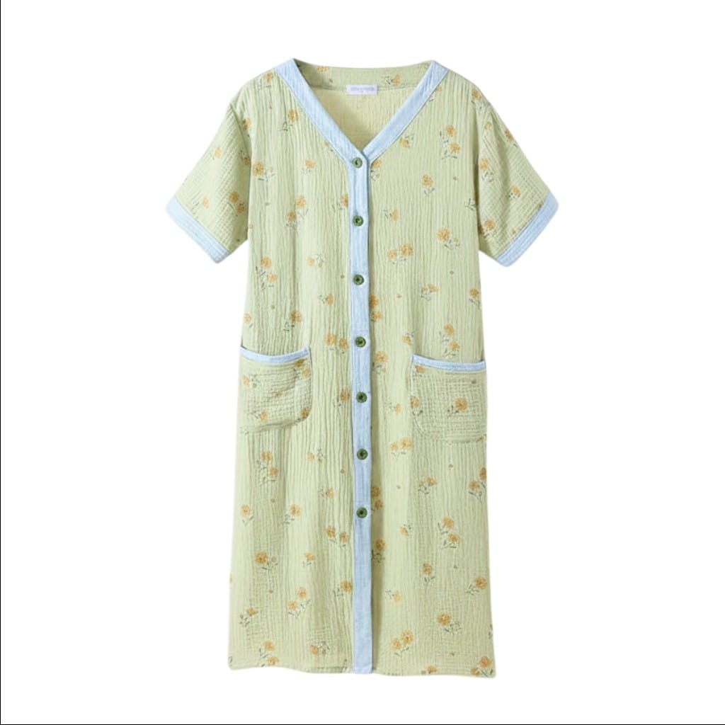 Robe de Chambre Femme Gaze Double Épaisseur