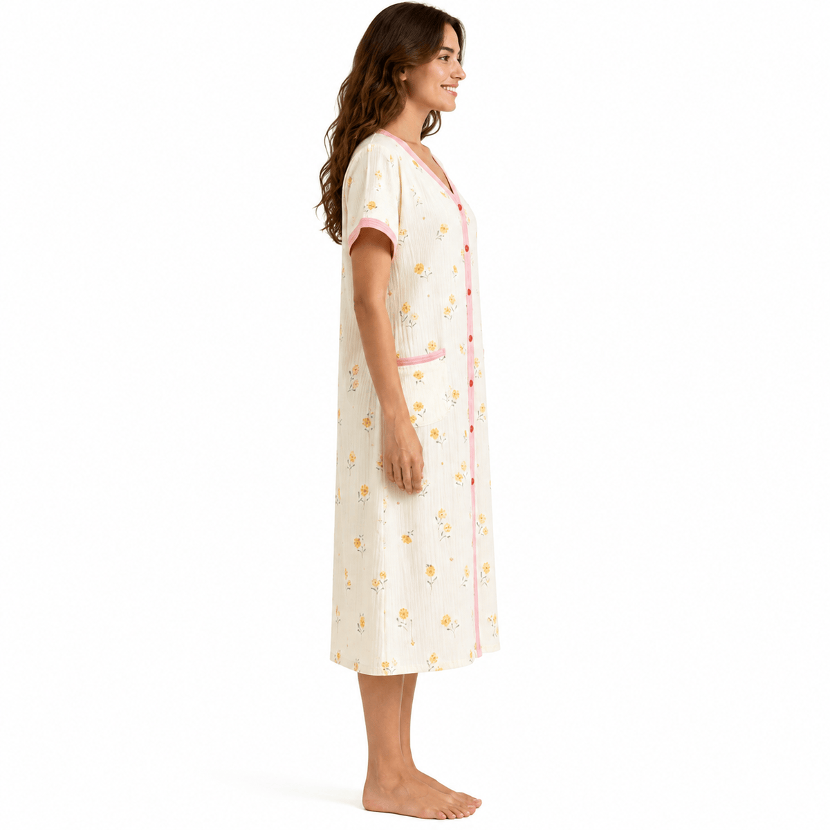 Robe de Chambre Femme Gaze Double Épaisseur
