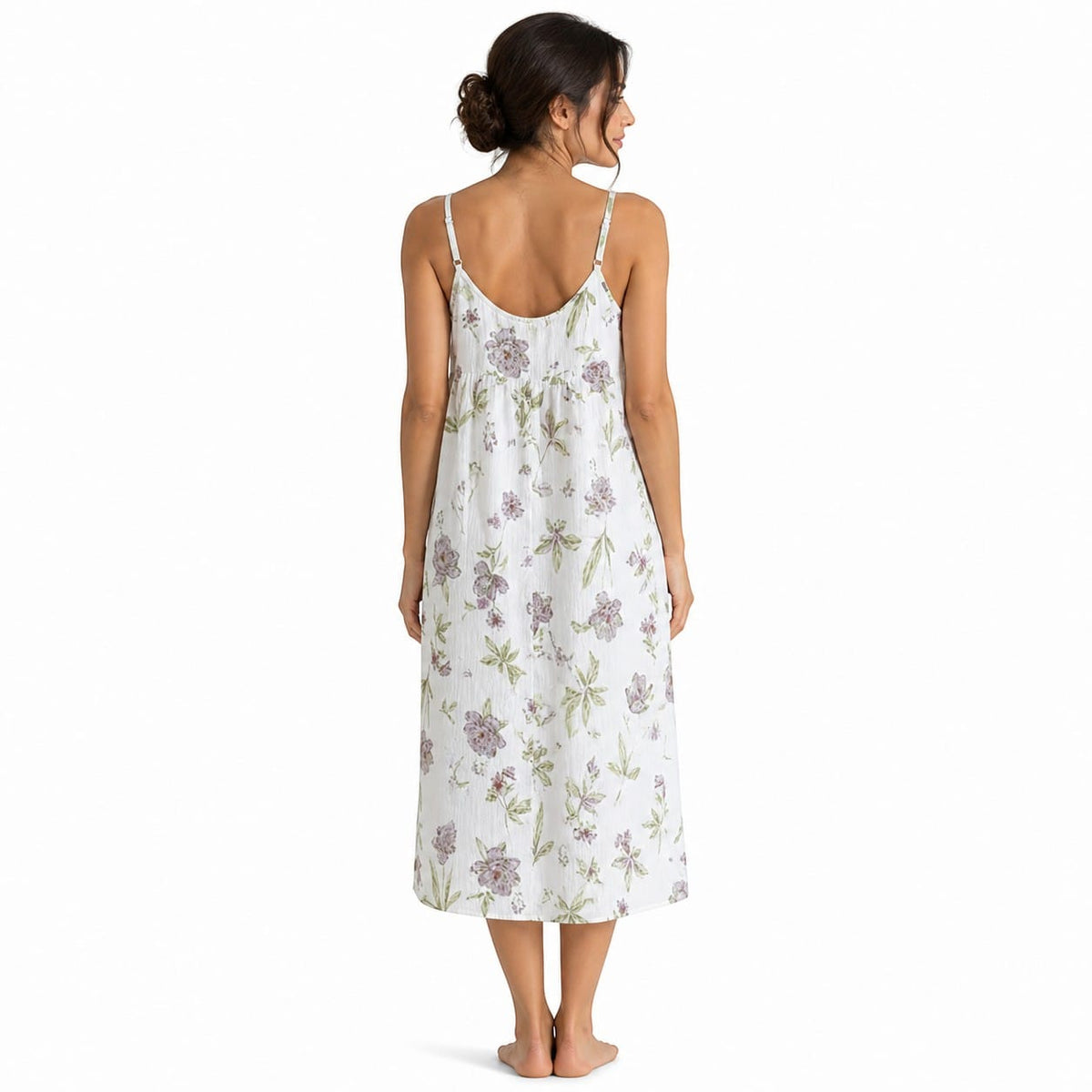 Robe de Chambre Femme Longue Bretelles Fines
