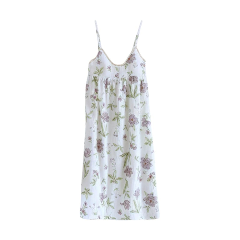 Robe de Chambre Femme Longue Bretelles Fines