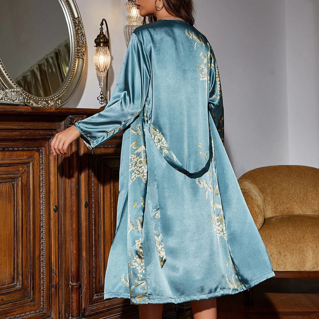 Robe de Chambre Femme Luxe Satin