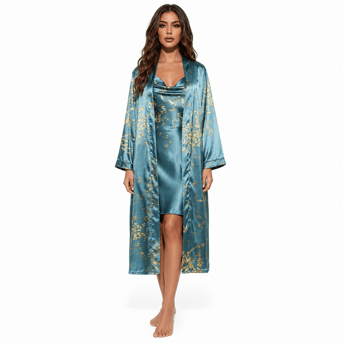 Robe de Chambre Femme Luxe Satin