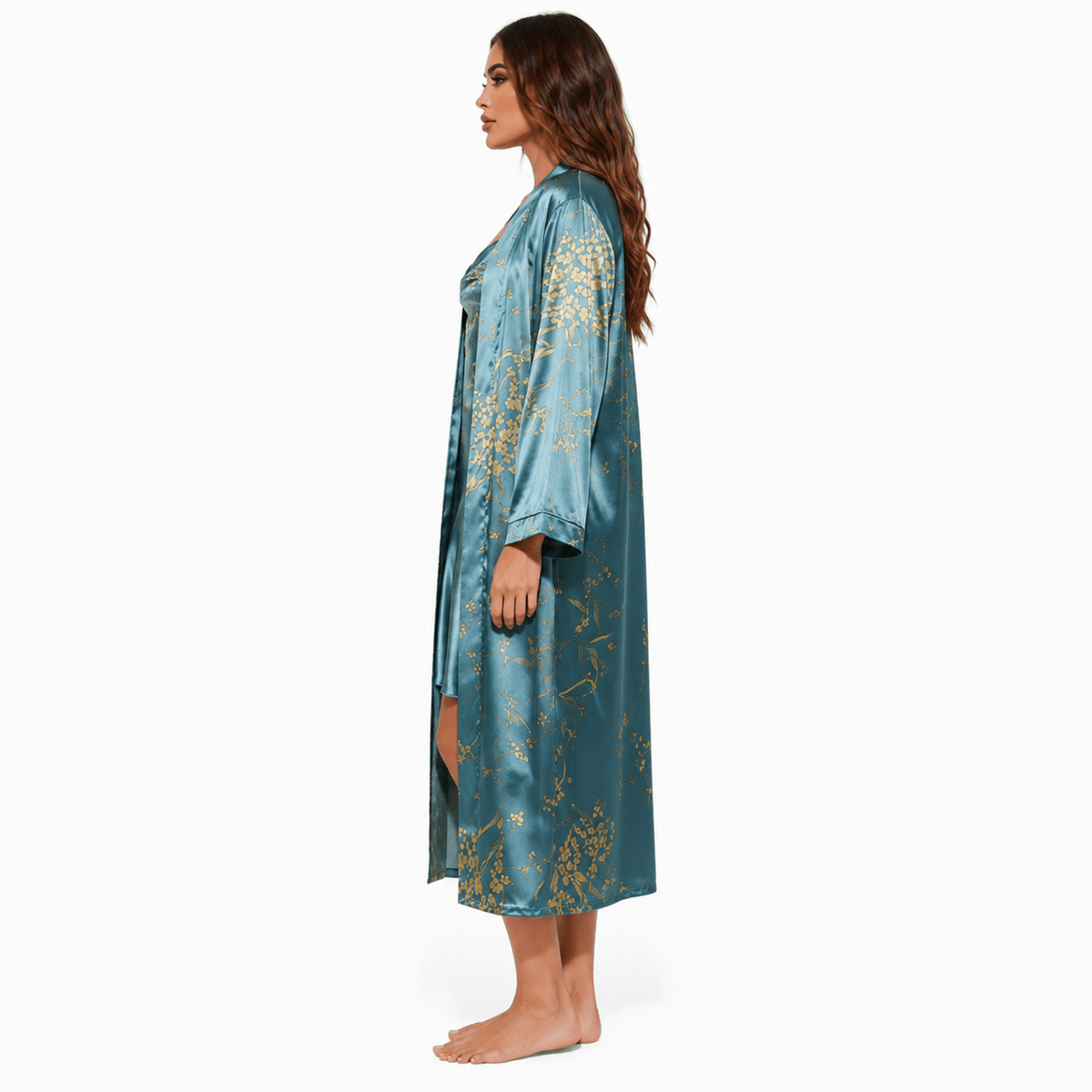 Robe de Chambre Femme Luxe Satin